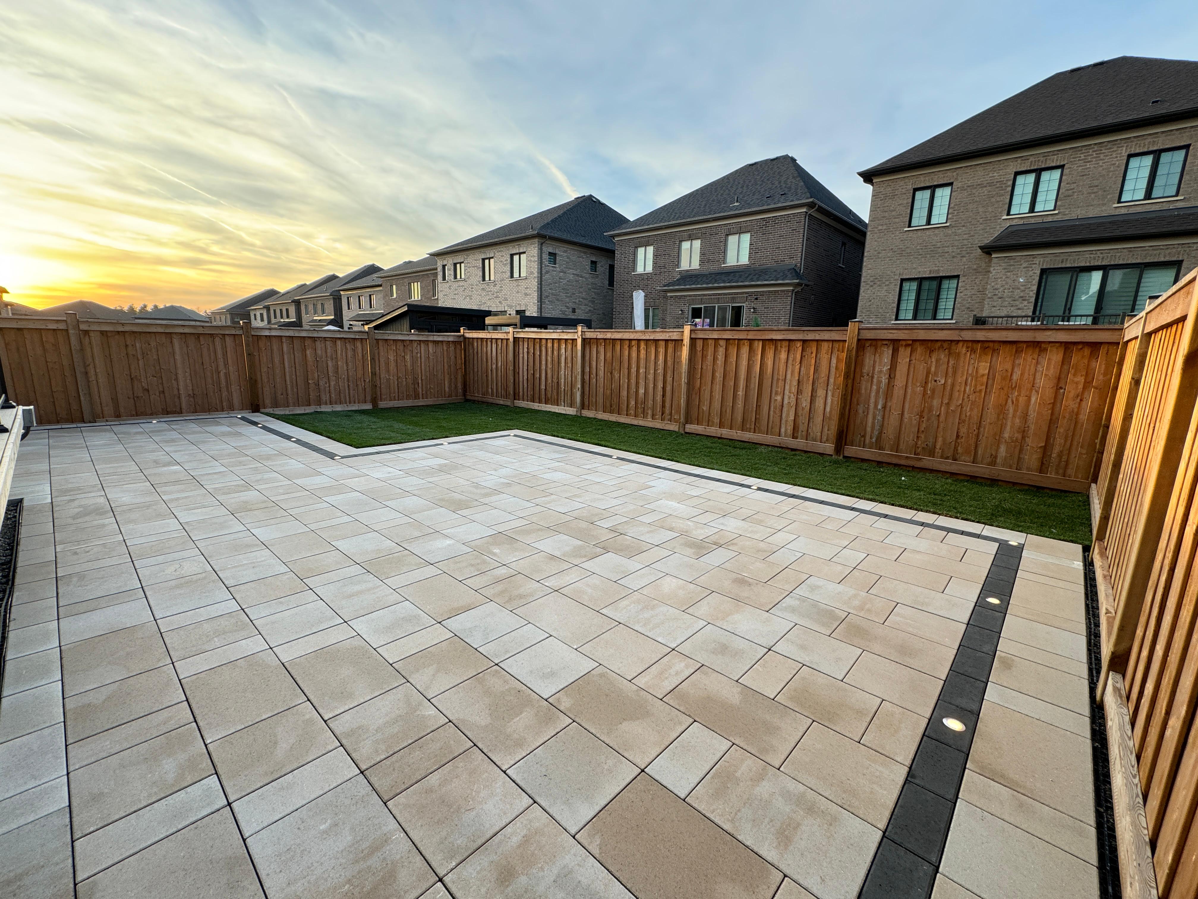 Completed PFC Landscaping & Interlocking outdoor project